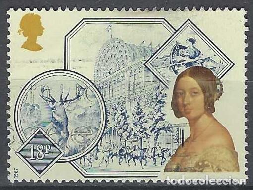 Briefmarken: GRAN BRETA&Ntilde;A 1987 - 150&ordm; ANIV. DE LA CORONACI&Oacute;N DE LA REINA VICTORIA - USADO