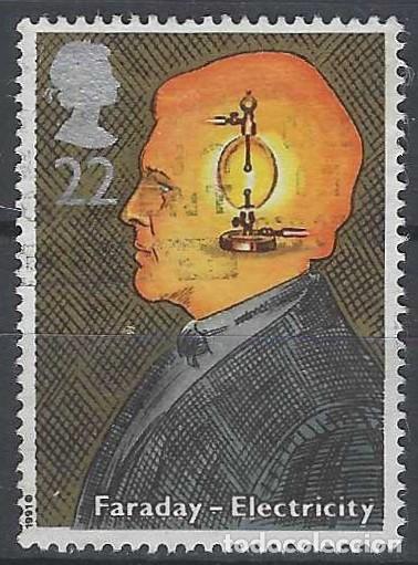 Sellos: GRAN BRETA&Ntilde;A 1991 - CIENT&Iacute;FICOS, MICHAEL FARADAY - USADO