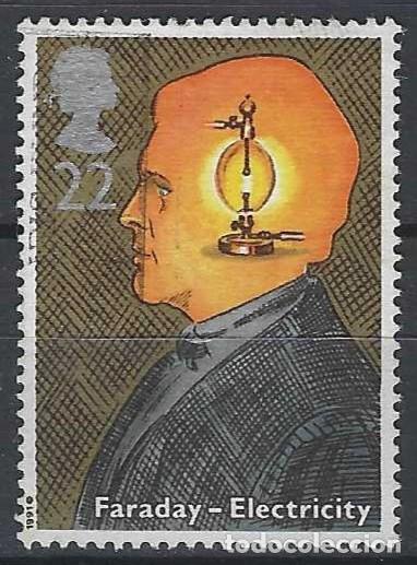 Sellos: GRAN BRETA&Ntilde;A 1991 - CIENT&Iacute;FICOS, MICHAEL FARADAY - MSG - Foto 1