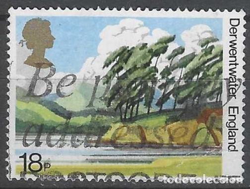 Sellos: GRAN BRETA&Ntilde;A 1981 - PARQUES NATURALES, DERWENTWATER, INGLATERRA - USADO