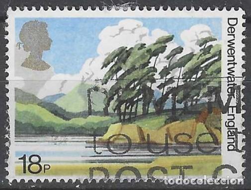 Sellos: GRAN BRETA&Ntilde;A 1981 - PARQUES NATURALES, DERWENTWATER, INGLATERRA - USADO