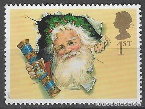 Sellos: GRAN BRETA&Ntilde;A 1997 - NAVIDAD, SANTA CLAUS - MSG
