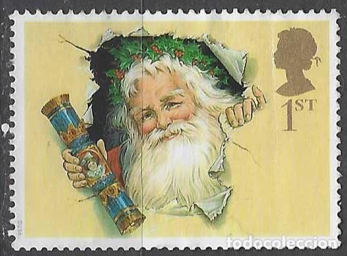 Sellos: GRAN BRETA&Ntilde;A 1997 - NAVIDAD, SANTA CLAUS - USADO