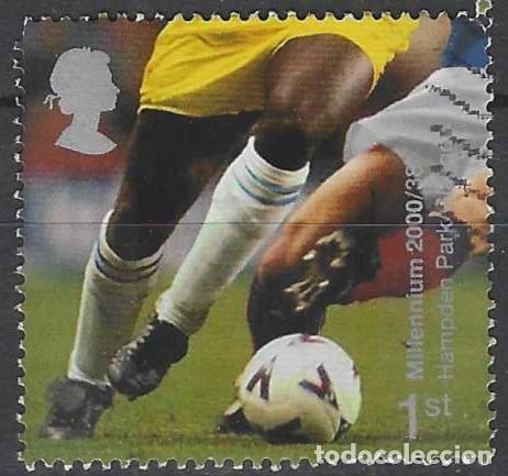 Sellos: GRAN BRETA&Ntilde;A 2000 - MILENIO, CUERPO Y ESCULTURA, F&Uacute;TBOL - MSG