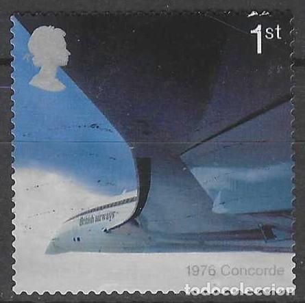 Sellos: GRAN BRETA&Ntilde;A 2002 - 50&ordm; A&Ntilde;OS DE LA AVIACI&Oacute;N COMERCIAL, CONCORDE 1969 - USADO