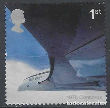 Sellos: GRAN BRETA&Ntilde;A 2002 - 50&ordm; A&Ntilde;OS DE LA AVIACI&Oacute;N COMERCIAL, CONCORDE 1969 - USADO