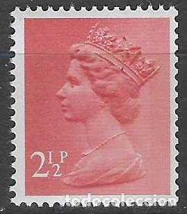 Sellos: GRAN BRETA&Ntilde;A 1981 - ISABEL II, 2&frac12;P ROJO - MNH**