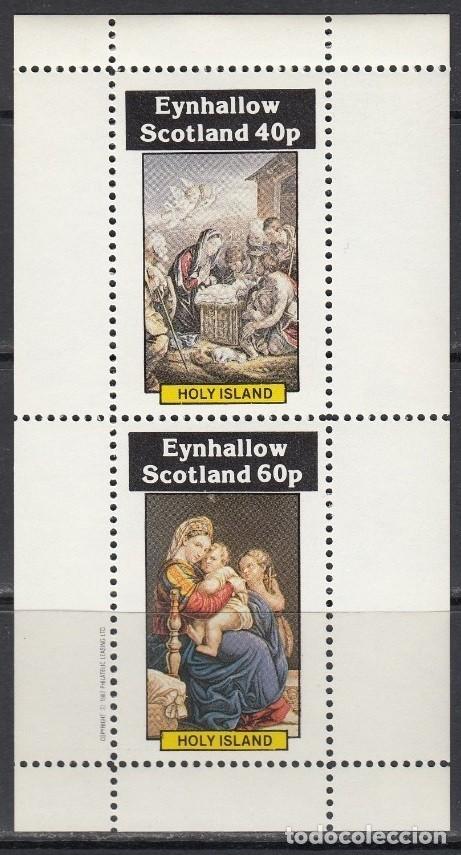 Sellos: GB LOCAL EYNHALLOW 1982 SHEET MNH RELIGIOUS ART PAINTINGS ARTE RELIGIOSO PINTURAS RELIGIOSAS