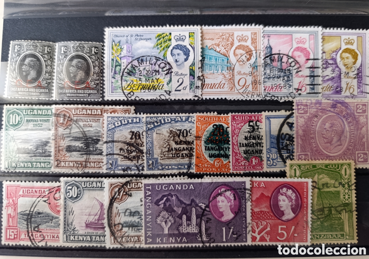 Stamps: Lote de sellos usados colonias brit&aacute;nicas inglesas