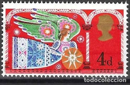 Sellos: Gran Breta&ntilde;a 1969 - Mi 532 - YT 579 - Navidad - MNH**
