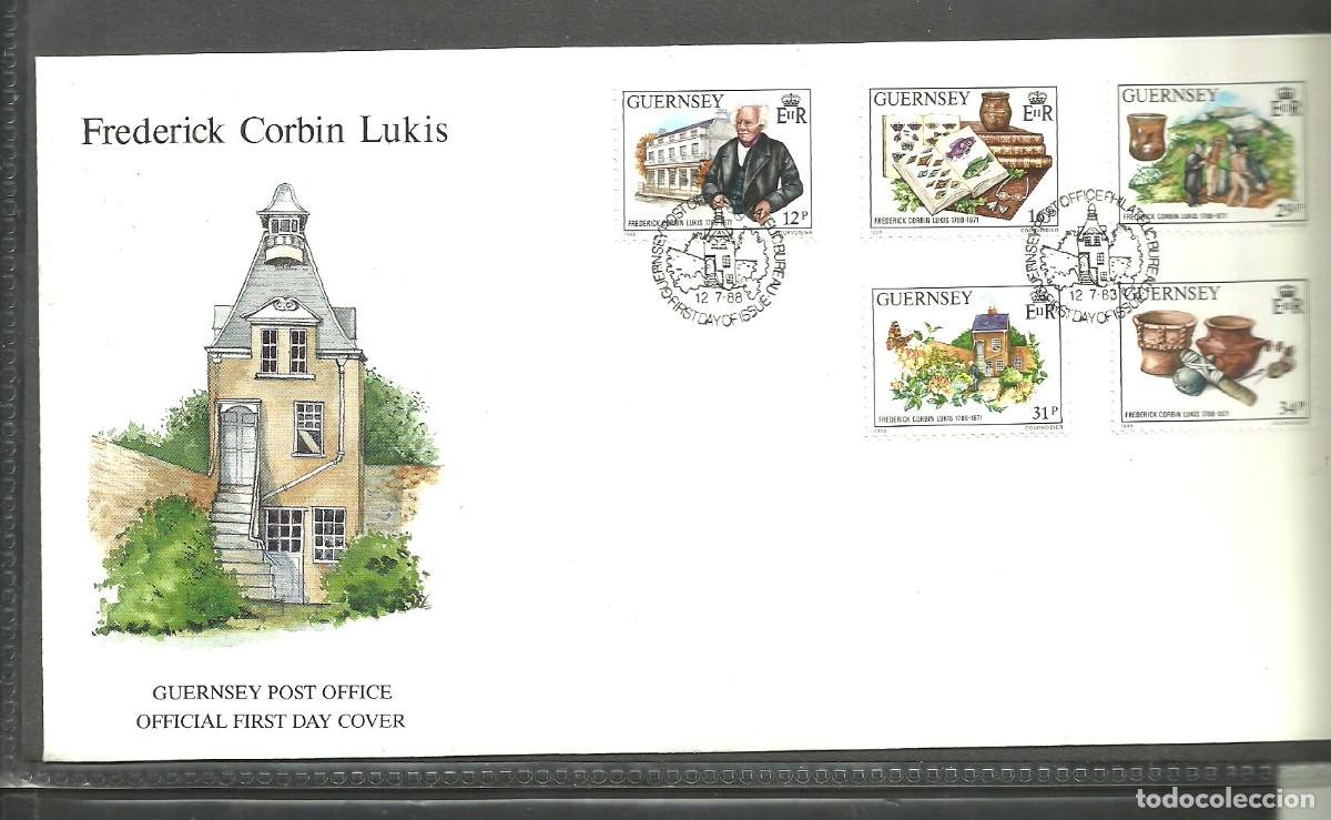 Sellos: GUERNSEY 1988 FDC Yvert nro. 423-27