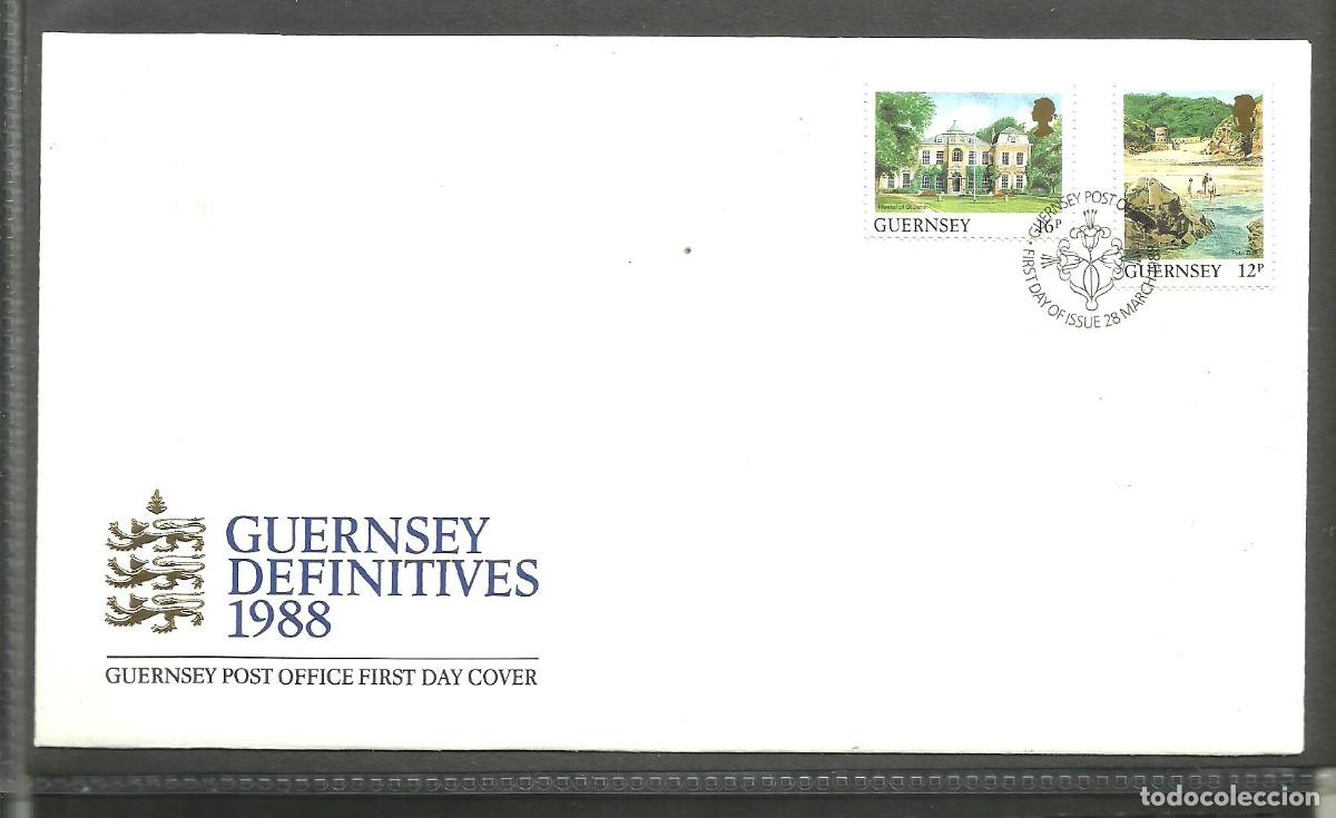 Sellos: GUERNSEY 1988 FDC Yvert nro. 417-18