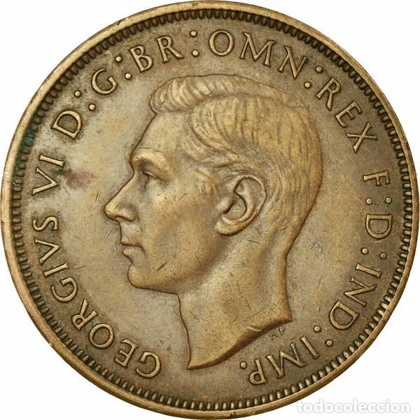 Sellos: 1 penny de George VI 1946 y 1 de Ellizabeth II 1962