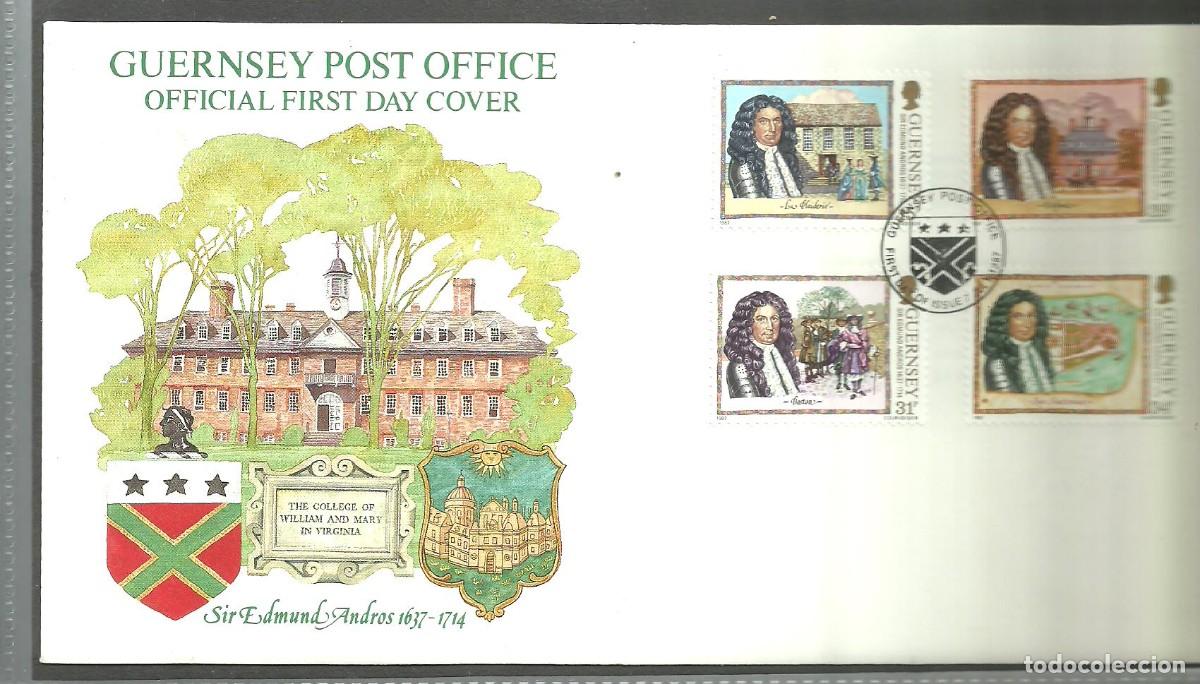 Sellos: GUERNSEY 1987 FDC Yvert nro. 397-400