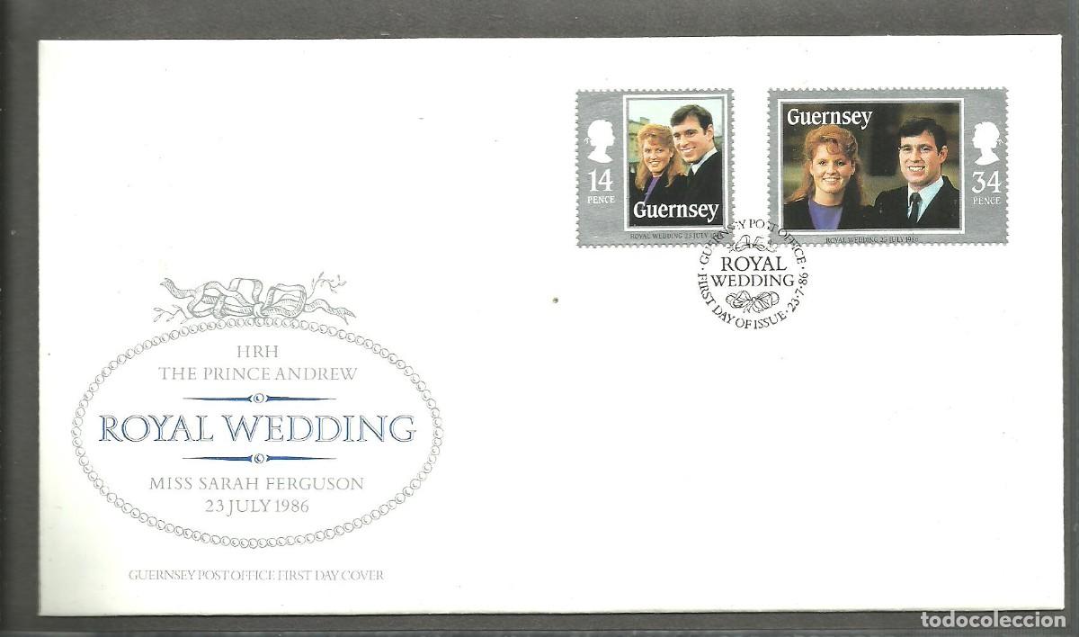 Sellos: GUERNSEY 1986 FDC Yvert nro. 369-70