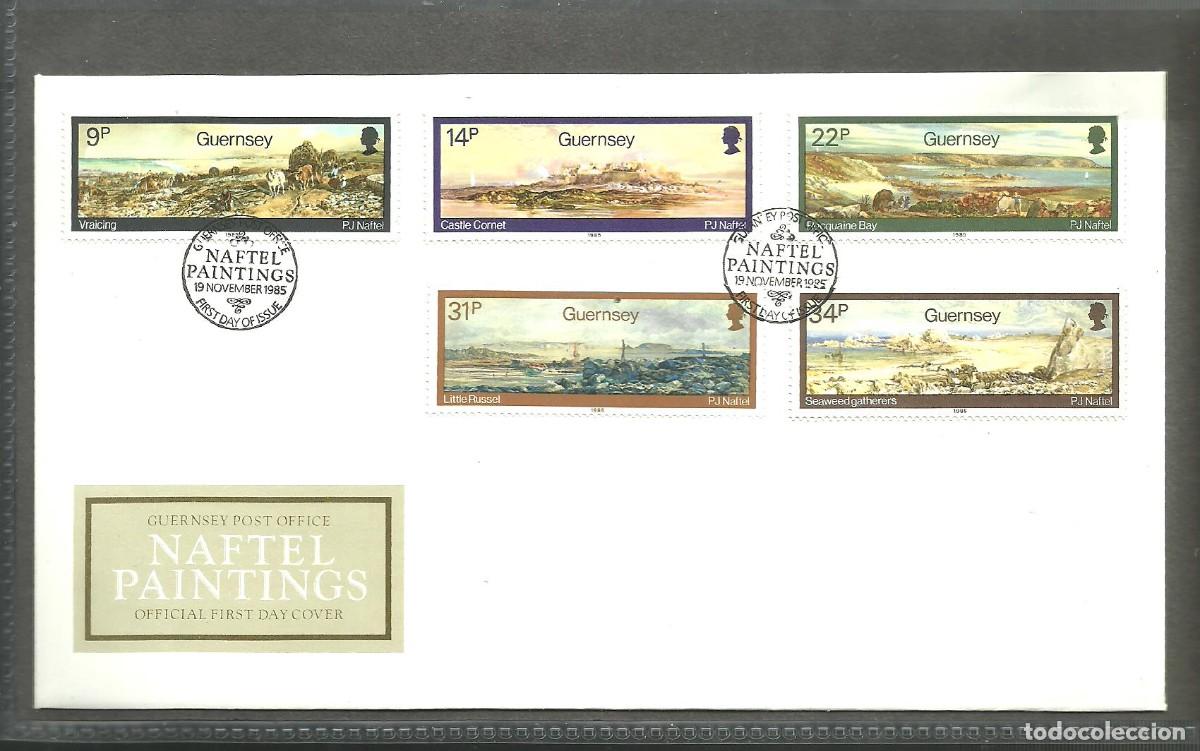 Sellos: GUERNSEY 1985 FDC Yvert nro. 349-53
