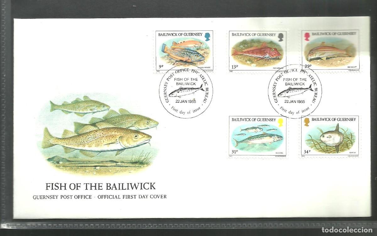 Sellos: GUERNSEY 1985 FDC Yvert nro. 316-20