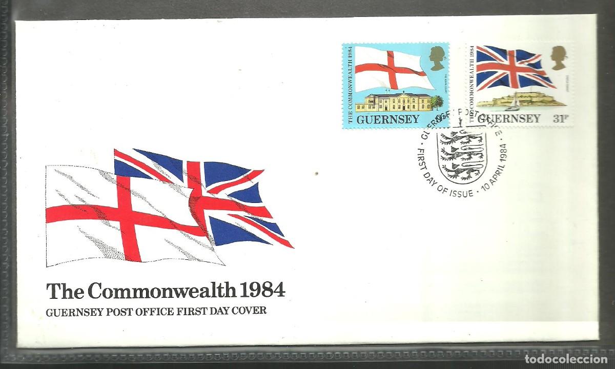 Sellos: GUERNSEY 1984 FDC Yvert nro. 288-89