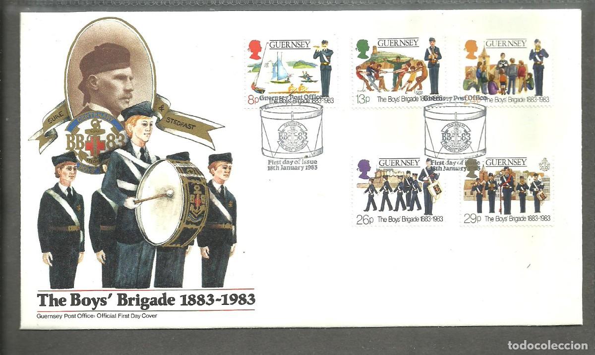 Sellos: GUERNSEY 1983 FDC Yvert nro. 262-66