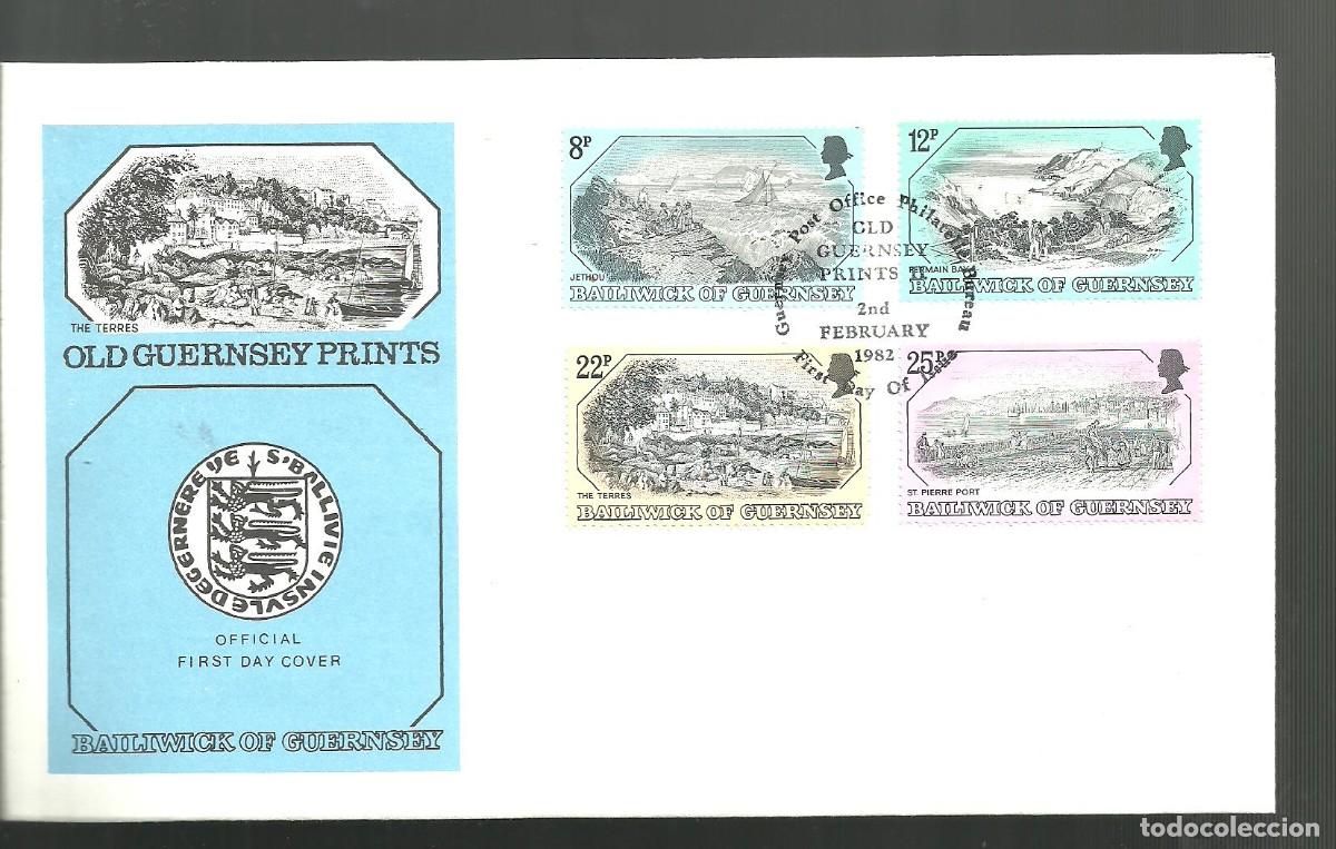 Sellos: GUERNSEY 1982 FDC Yvert nro. 243-46