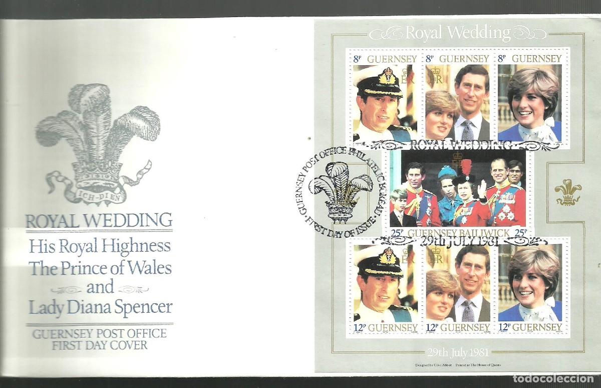 Sellos: GUERNSEY 1981 FDC Yvert nro. 227-33 (HB)