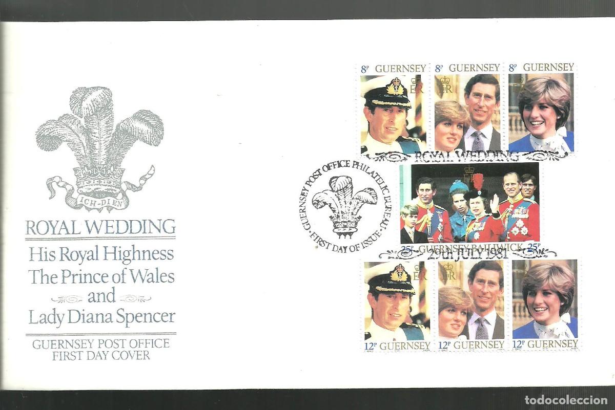 Sellos: GUERNSEY 1981 FDC Yvert nro. 220-26