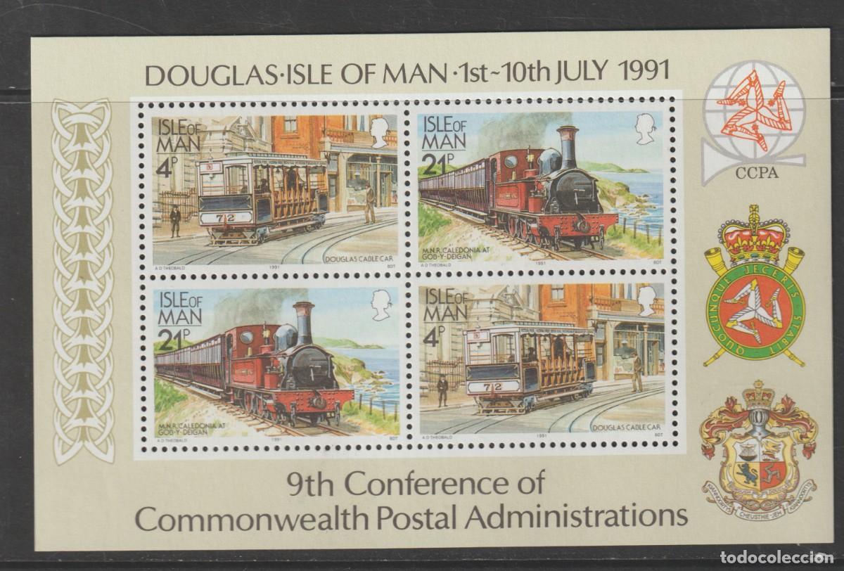 Sellos: Isle of Man 1991 - Yvert BF 17 mnh**