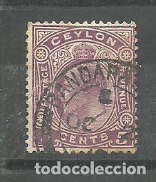 Sellos: CEYLON 1908 - SG NRO. 290 - USADO