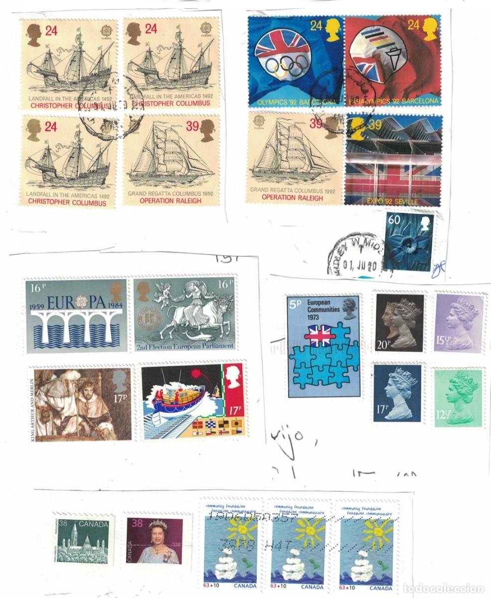 Sellos: UK lot of 23 used stamps