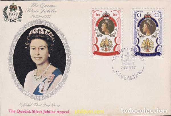 Sellos: 427547 MNH GIBRALTAR 1977 25 ANIVERSARIO DEL ACCESO AL TRONO DE ISABEL II