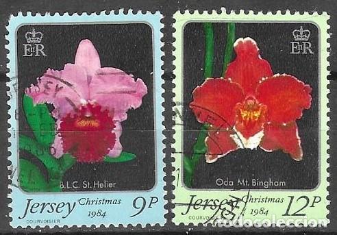 Sellos: SELLOS USADOS DE JERSEY 1984, YT 334/ 35