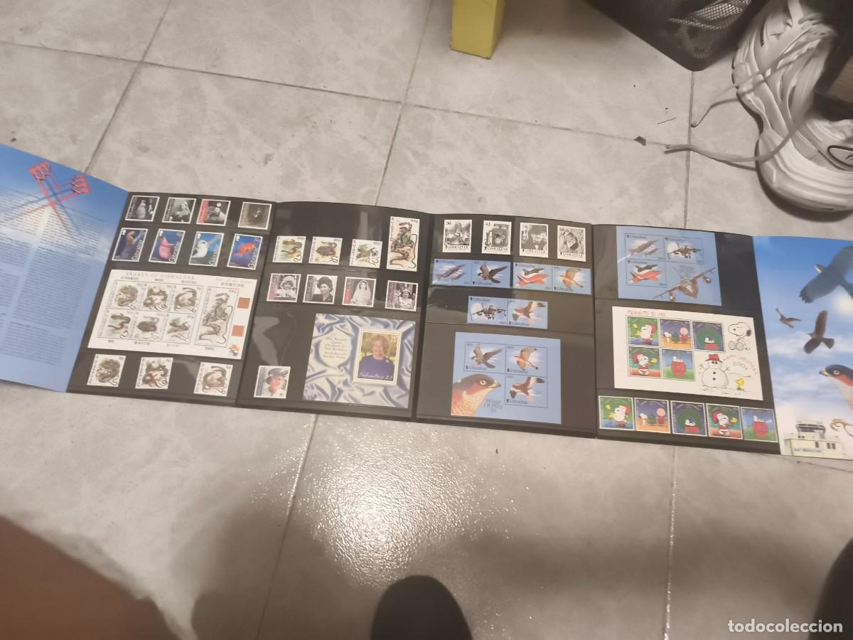 Sellos: Carpeta Gibraltar a&ntilde;o 2001