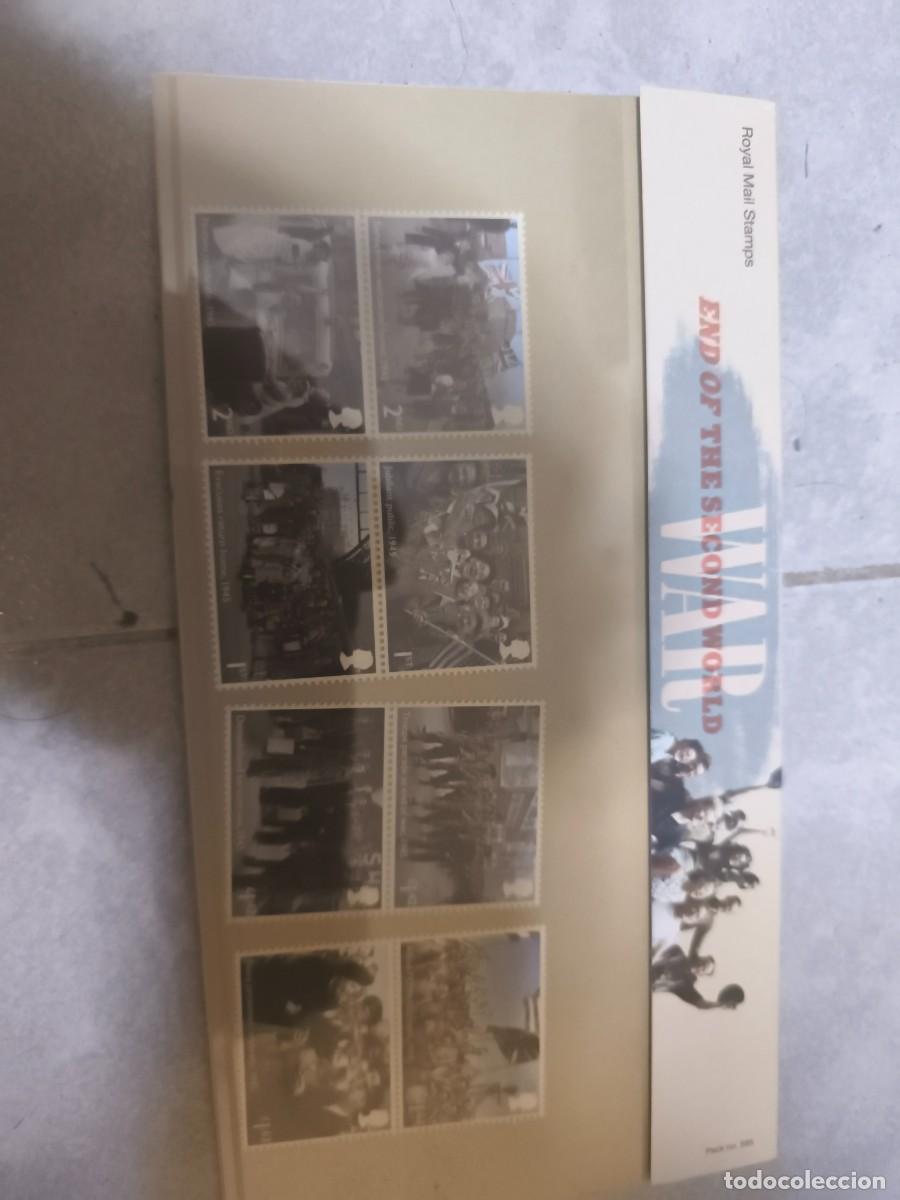 Sellos: Serie fin de segunda guerra mundial Gibraltar