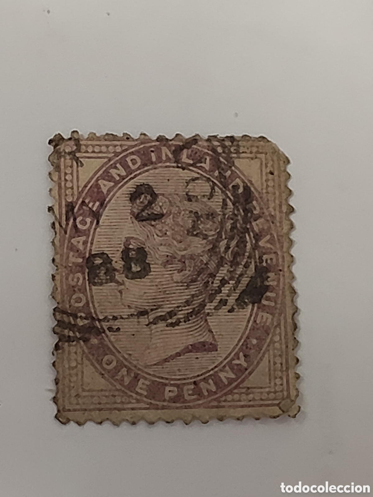 Sellos: Sello de Gran Breta&ntilde;a Reina Victoria 1881 usado