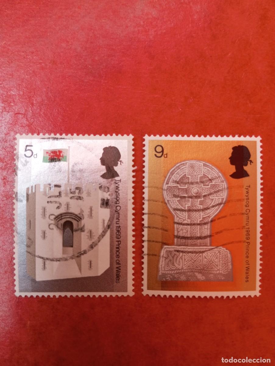 Sellos: INGLATERRA, 1969, INVESTIDURA DEL PRINCIPE, YT 567' 72