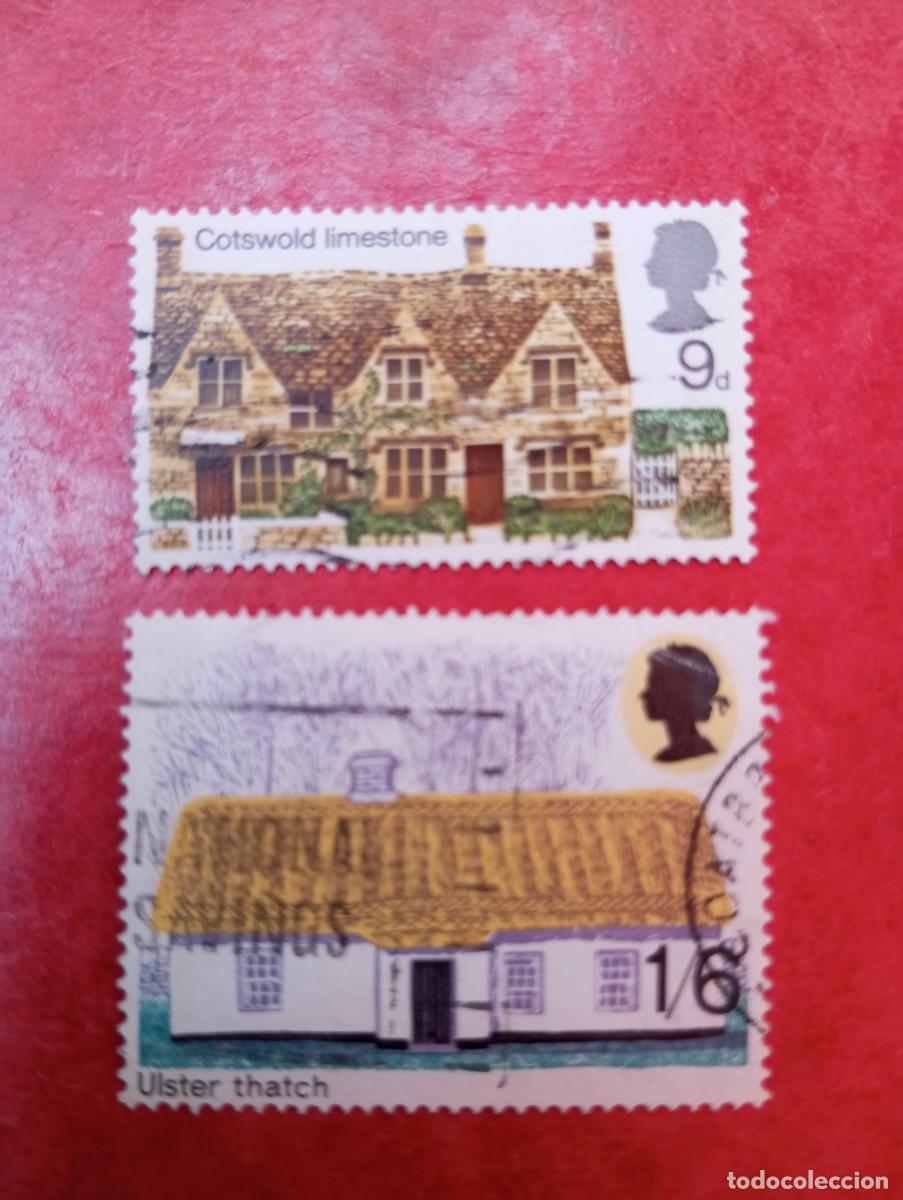 Sellos: INGLATERRA, 1970, CASAS TRADICIONALES ,YT 583- 585