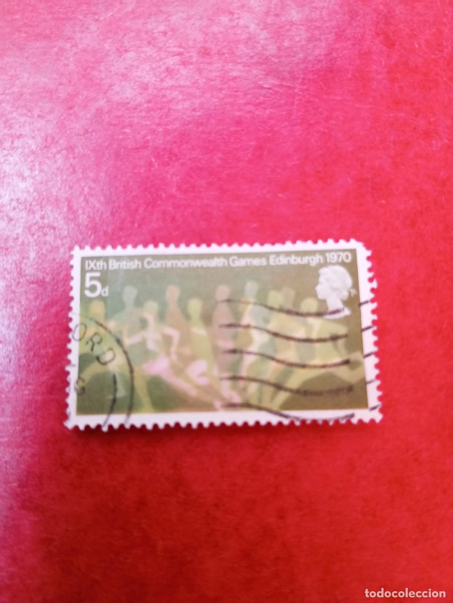 Sellos: INGLATERRA, 1970, ATLETISMO, YT 696