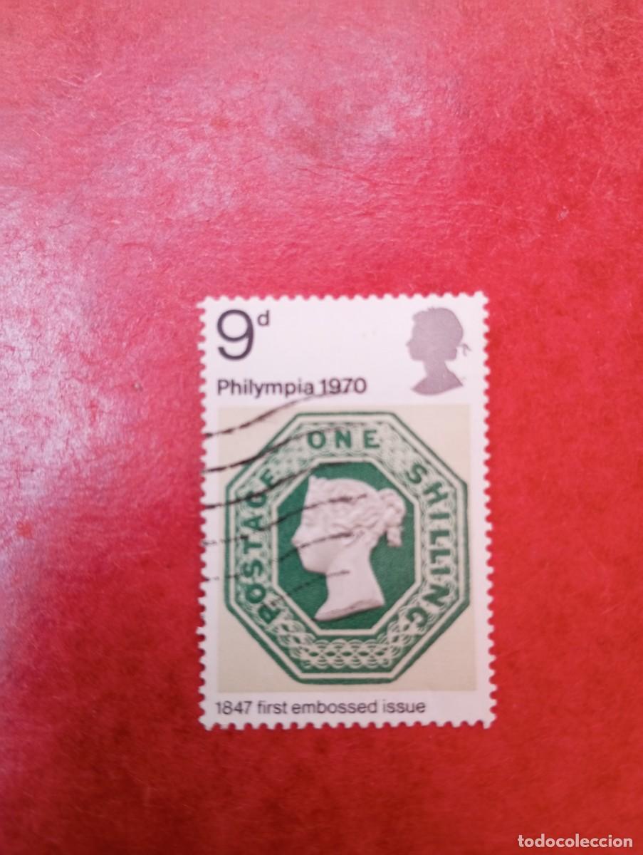 Sellos: INGLATERRA, 1970, PHILYMPIA, YT 600