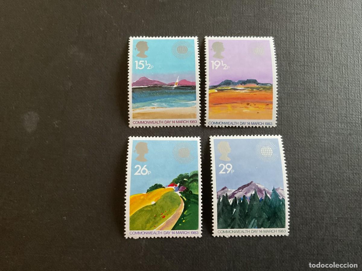 Sellos: GRAN BRETA&Ntilde;A N&ordm; YVERT 1071/4*** A&Ntilde;O 1983. DIA DE LA COMMONWEALTH