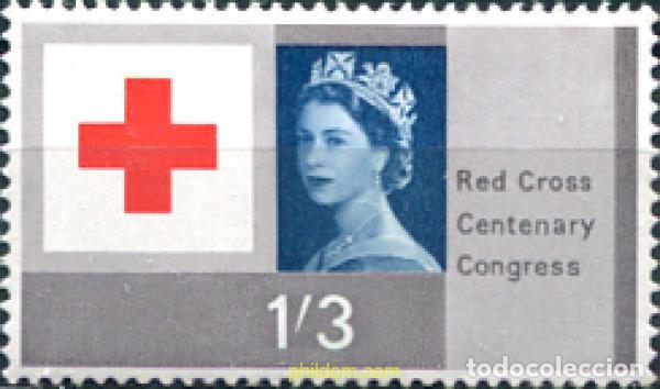 Sellos: 793708 MNH GRAN BRETA&Ntilde;A 1963 CENTENARIO DE LA CRUZ ROJA