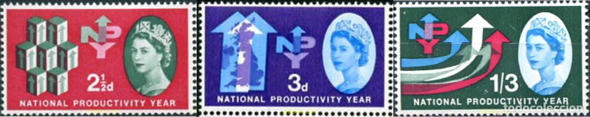 Sellos: 141811 MNH GRAN BRETA&Ntilde;A 1962 A&Ntilde;O DE LA PRODUCCION
