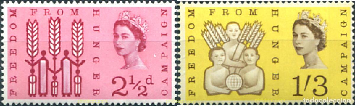 Sellos: 141812 MNH GRAN BRETA&Ntilde;A 1963 CAMPA&Ntilde;A MUNDIAL CONTRA EL HAMBRE
