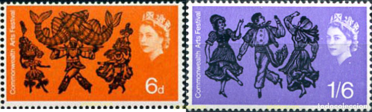 Sellos: 141911 MNH GRAN BRETA&Ntilde;A 1965 FESTIVAL DE ARTE DE LA COMMONWEALTH