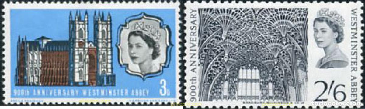 Sellos: 141963 MNH GRAN BRETA&Ntilde;A 1966 9 CENTENARIO DE LA ABADIA DE WESTMINSTER
