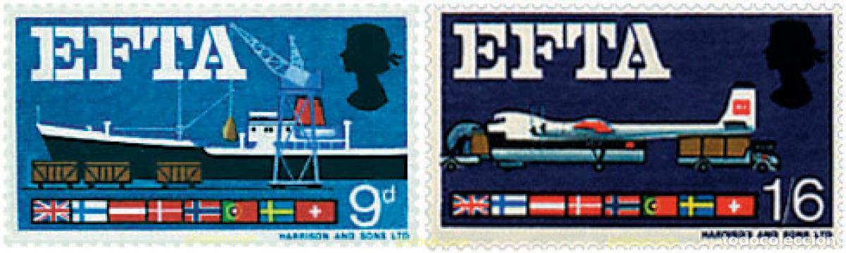 Sellos: 59800 MNH GRAN BRETA&Ntilde;A 1967 ASOCIACION EUROPEA DE LIBRE CAMBIO