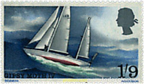 Sellos: 66094 MNH GRAN BRETA&Ntilde;A 1967 VELERO GIPSY MOTH IV