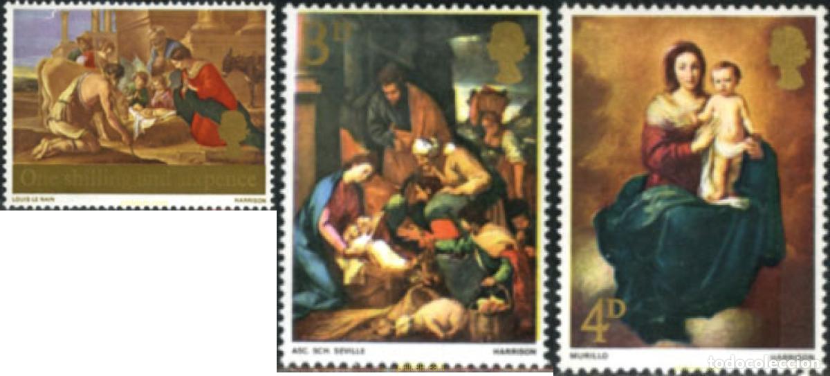Sellos: 141990 MNH GRAN BRETA&Ntilde;A 1967 NAVIDAD