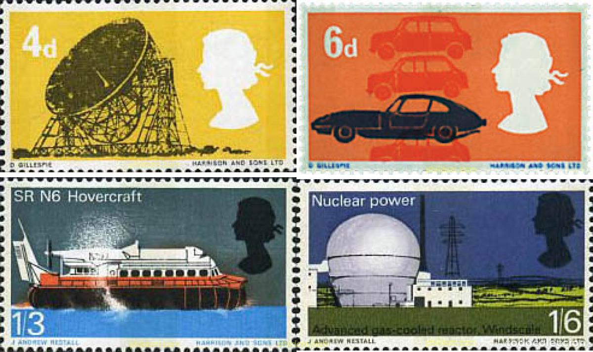 Sellos: 90512 MNH GRAN BRETA&Ntilde;A 1966 TECNOLOGIA NACIONAL
