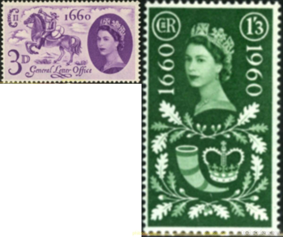 Sellos: 90507 MNH GRAN BRETA&Ntilde;A 1960 300 ANIVERSARIO DE LA OFICINA POSTAL GENERAL