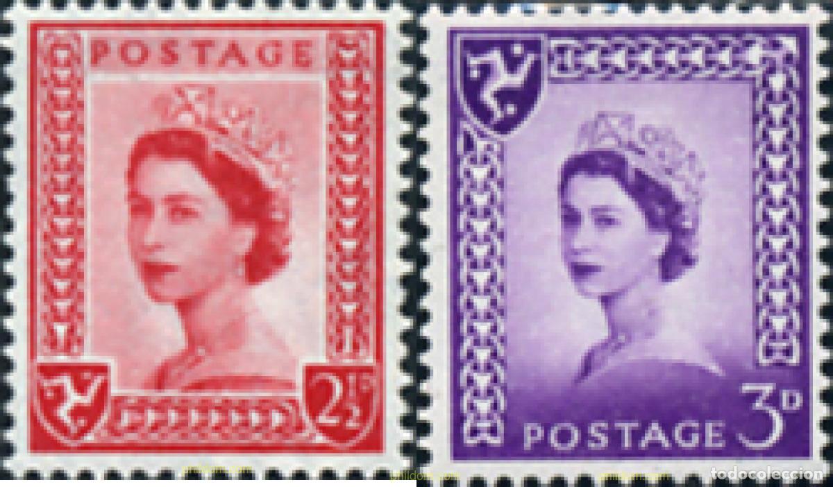 Sellos: 355454 MNH GRAN BRETA&Ntilde;A 1958 EMISIONES REGIONALES